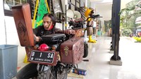 Moge listrik buatan Kepala SMKN 5 Malang/Foto: Muhammad Aminudin/detikJatim