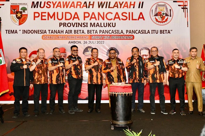 Pembukaan Musyawarah Wilayah II Pemuda Pancasila Provinsi Maluku