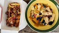 Tepatnya di parkiran Singapore Resident. Ada banyak menu yang bisa dipesan secara ala carte, sehingga bisa dimakan bersama-sama dengan teman atau keluarga. Foto: detikcom/Riska Fitria