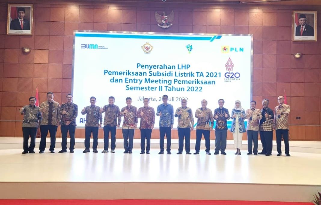 Penyerahan LHP Pemeriksaan Subsidi Listrik