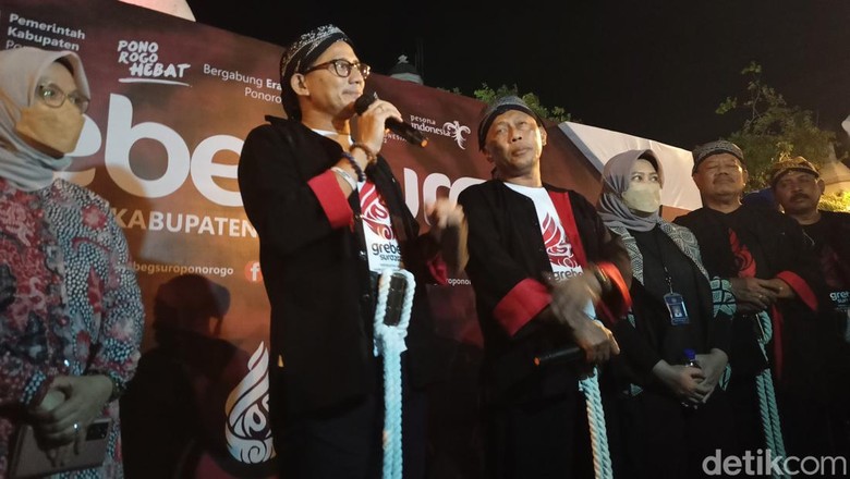 sandiaga reog ponorogo sandiaga reog ponorogo