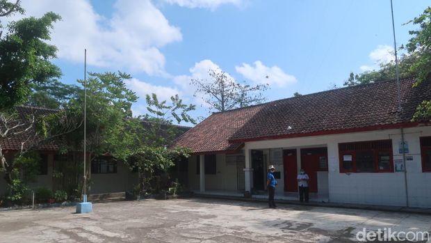 SD Kanisius Trengguno, Pedukuhan Trengguno, Kalurahan Sidorejo, Kapanewon Ponjong, Kabupaten Gunungkidul, Rabu (27/7/2022).