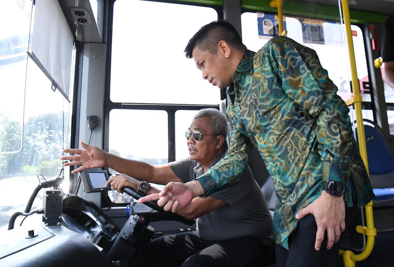 Sebanyak 300 unit bus listrik MAB akan dipasangi teknologi keselamatan aktif buatan PT Teknologi Karya Digital Nusa (TKDN)