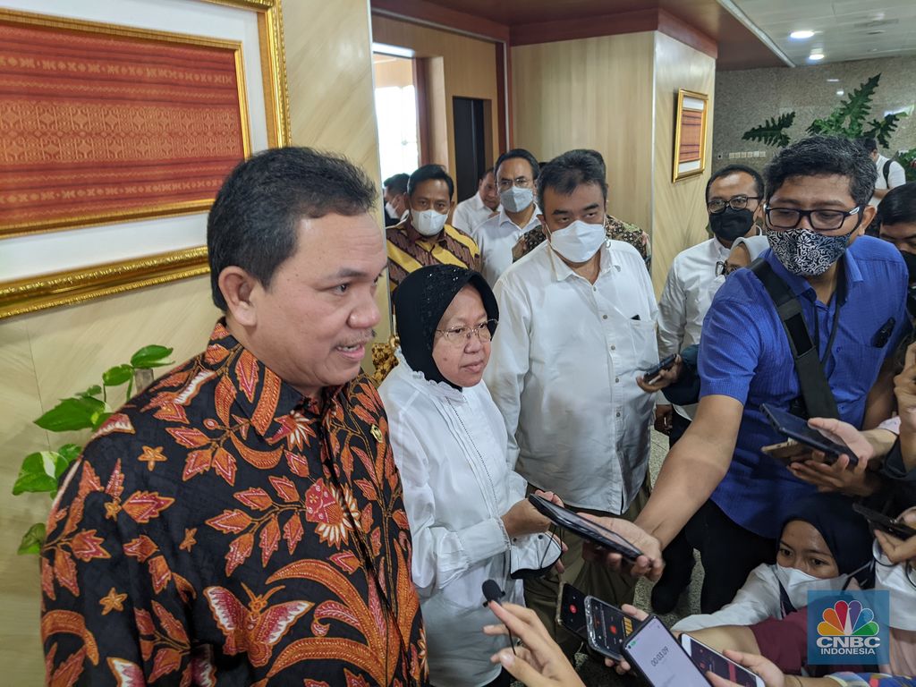 BPK dan Kemensos (CNBC Indonesia/Emir Yanwardhana)