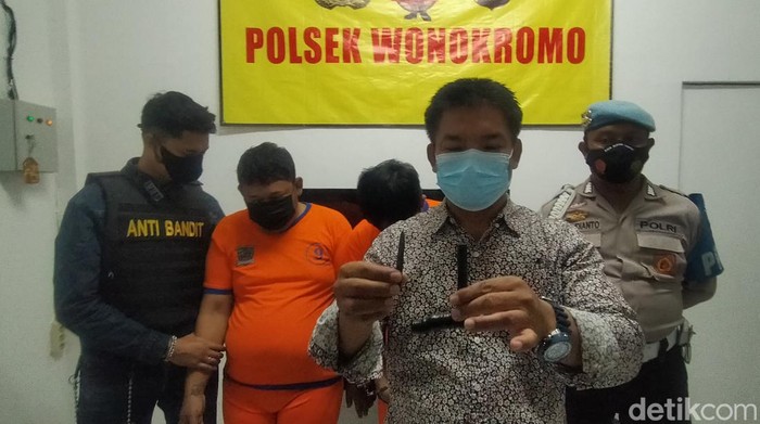 Dua maling motor di Polsek Wonokromo