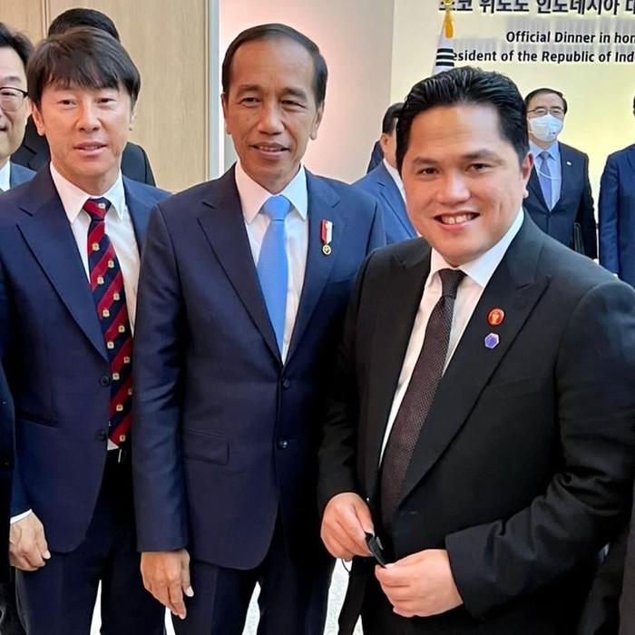 Erick Thohir-Shin Tae-yong