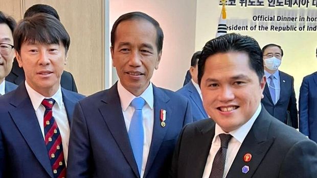 Erick Thohir-Shin Tae-yong