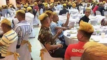 Tren rambut kuning. Foto: Instagram/Meta Visions