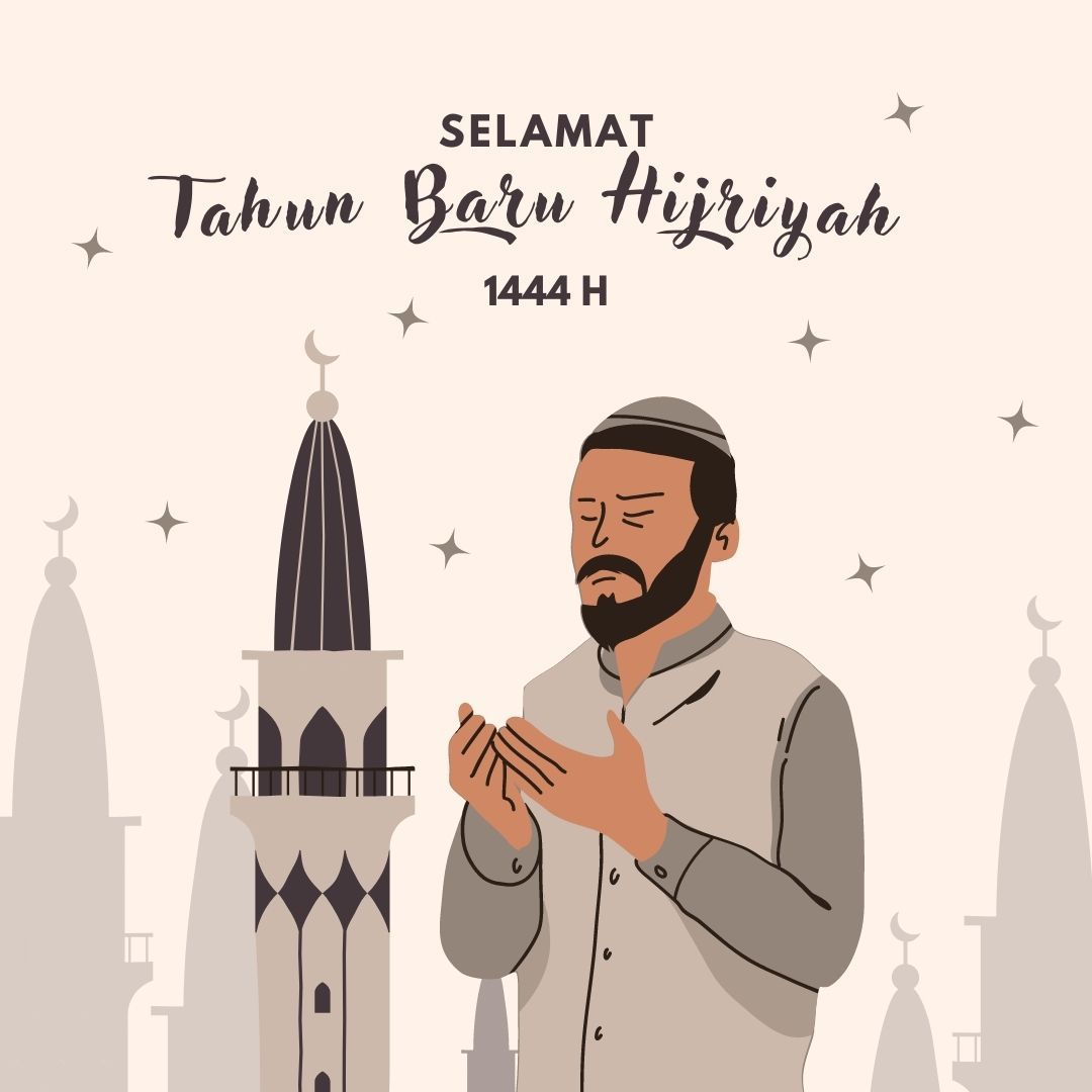 Gambar Kartu Ucapan Tahun Baru Islami 2022