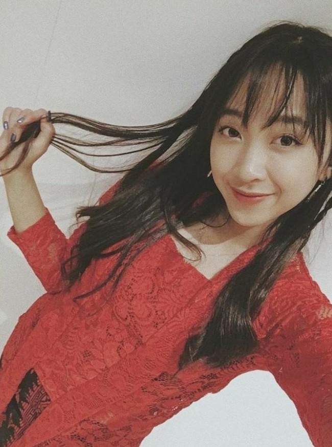 Kain yang dikenakan personel Secret Number itu juga sama persis dengan yang dikenakannya saat menyambut Jokowi. Foto: dok. Instagram @ditakarang