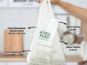 Kantong Berbahan Singkong, Ramah Lingkungan dan Bisa Menahan Aroma Makanan