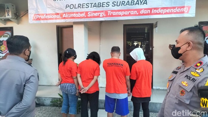 Komplotan pencuri spesialsi pengunjung mal di Surabaya