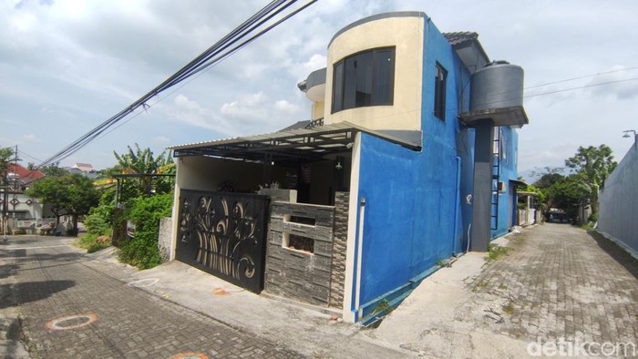 Kondisi rumah Kopda Muslimin di Banyumanik Semarang, Kamis (28/7/2022).