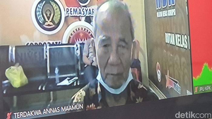 Mantan Gubernur Riau Annas Maamun divonis 1 tahun penjara dalam perkara suap.