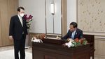 Momen Akrab Jokowi dan Presiden Korsel di Seoul