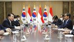 Momen Akrab Jokowi dan Presiden Korsel di Seoul