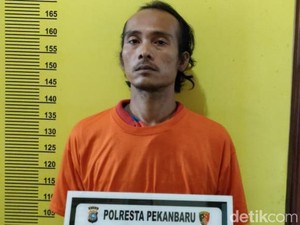 Polisi Kesulitan Periksa ODGJ Penikam Bos Swalayan 999 Pekanbaru