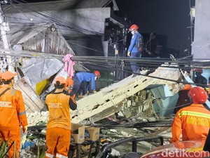 BPBD DKI: Bangunan Roboh di Jakpus karena Kelalaian Petugas Galian Irigasi