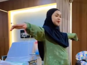 8 Foto Ria Ricis Pasca Lahiran Caesar, Tingkah Lincah Bikin yang Lihat Ngilu