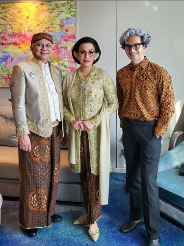 Sri Mulyani di pernikahan putra bungsu