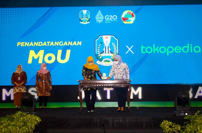 Tokopedia Teken MoU dengan Pemprov Jatim