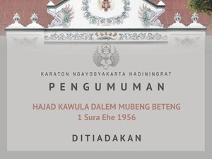 Tradisi Mubeng Beteng Malam 1 Suro Keraton Jogja Ditiadakan, Ini Gantinya