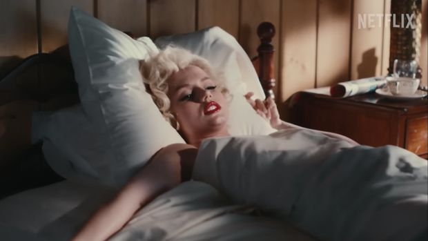 Ana de Armas sebagai Marilyn Monroe.