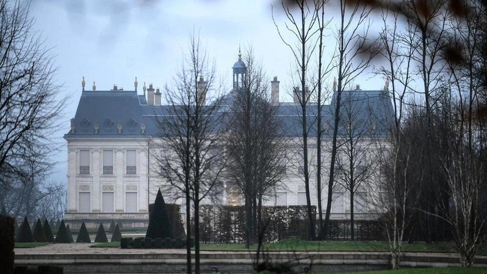 The new-build chateau sits on the site of a 19th-century castle that was bulldozed in 2009 STEPHANE DE SAKUTIN AFP/File