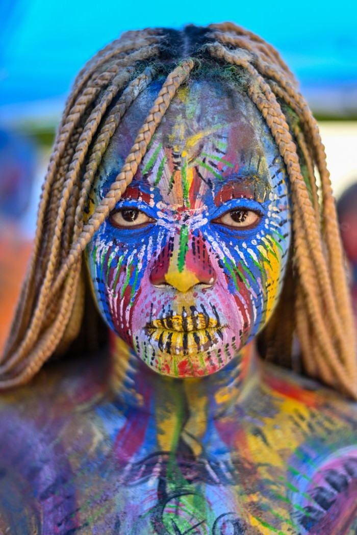 Demi Body Painting, Mereka Rela Dicat Tubuhnya