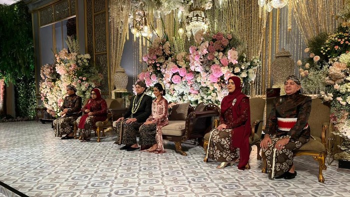 Foto resepsi pernikahan putri Gubernur DKI Jakarta Anies Baswedan di Putri Duyung Cottage, Ancol, Jumat (29/7/2022).
