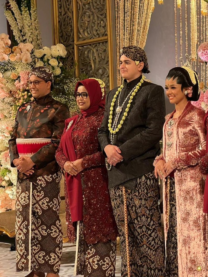 Foto resepsi pernikahan putri Gubernur DKI Jakarta Anies Baswedan di Putri Duyung Cottage, Ancol, Jumat (29/7/2022). Foto resepsi pernikahan putri Gubernur DKI Jakarta Anies Baswedan di Putri Duyung Cottage, Ancol, Jumat (29/7/2022).