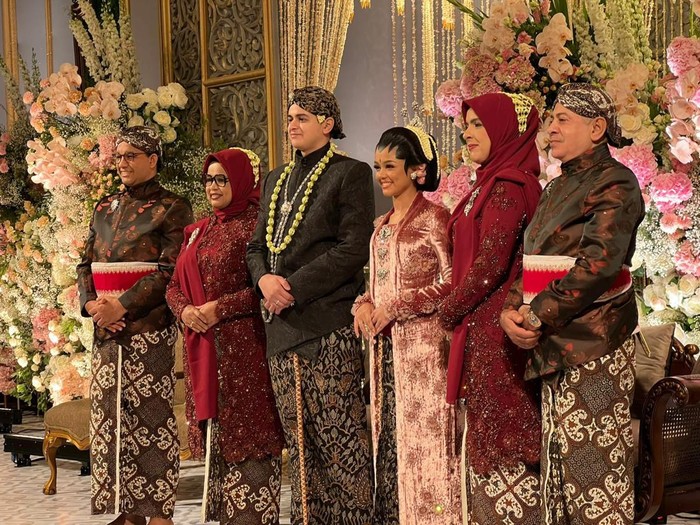 Foto resepsi pernikahan putri Gubernur DKI Jakarta Anies Baswedan di Putri Duyung Cottage, Ancol, Jumat (29/7/2022).