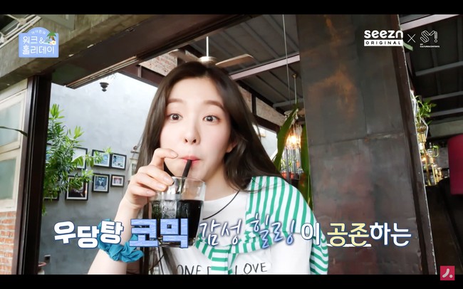 Visual grup Red Velvet itu menghabiskan selama tiga hari di Bali bersama teman-teman yang dikenalnya sejak debut pada 2014. Foto: dok. seezn