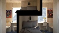 Tempat tidur tingkat tidak pernah gagal untuk memberikan kesan luas di kamar. Hemat ruang juga. Foto: Dok. Brightside