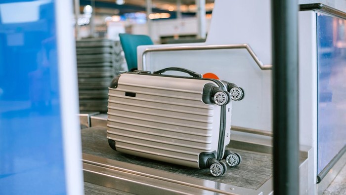 Ilustrasi bagasi di bandara