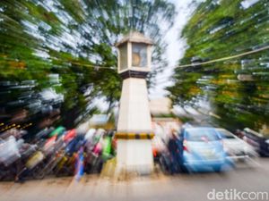 Ini Tugu Gong yang Ganggu Lalin di Depok Bakal Direlokasi
