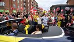 Lihat Lagi Momen Penyambutan Vingegaard, Juara Baru TDF 2022