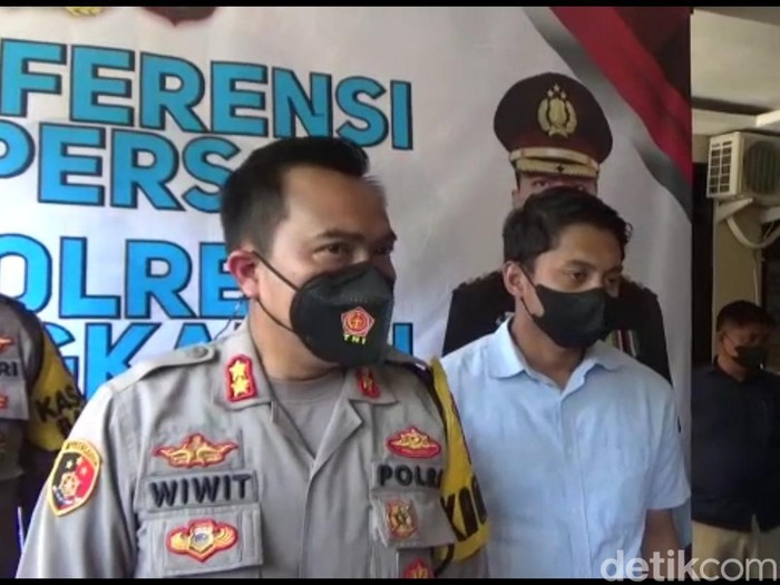 Kapolres Bangkalan AKBP Wiwit dan Kasatreskrim AKP Bangkit Dananjaya
