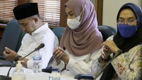 Kegiatan berlangsung secara hybrid via Zoom dan tatap muka secara langsung di Gedung PBNU, Jakarta Pusat, Kamis (28/7/2022).