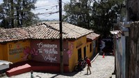 Salah satu sudut Kota Santa Lucia, Honduras. Kota itu memulai proyek Bitcoin Valley untuk membangun ekonomi sirkular Bitcoin dengan menggunakan cryptocurrency.