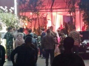 Momen Kedatangan Jokowi-Maruf di Resepsi Putri Anies Baswedan