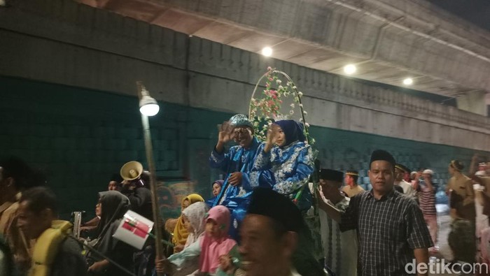 Pawai obor di Cipete, Jakarta Selatan