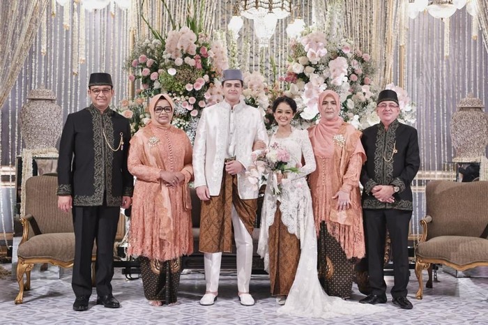 Potret Anies menikahkan putrinya Mutiara Annisa Baswedan dengan Ali Saleh Alhuraiby.