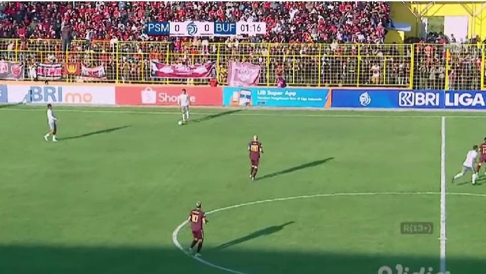 PSM Makassar Vs Bali United di Stadion Gelora BJ Habibie