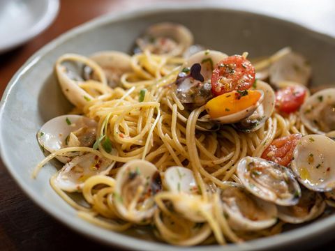 Resep Spaghetti Kerang Putih