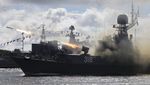 Deretan Kapal Perang Rusia Pamer Kekuatan di Laut Baltik, Ada Apa?