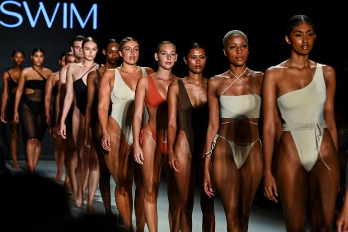 Tren Micro Bikini Models walk the runway showcasing