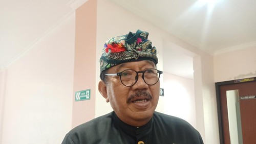 Wakil Gubernur Bali Tjokorda Oka Artha Ardhana Sukawati ketika ditemui detikBali di Fakultas Ekonomi dan Bisnis Universitas Udayana di Jalan P.B Sudirman, Denpasar, Bali, Jumat (29/7/2022).