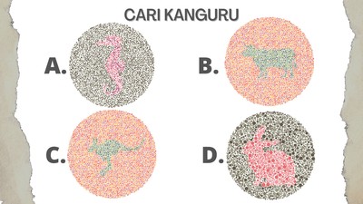 Coba Tes Buta Warna, Yuk Cari Hewan di Gambar-gambar Ini!