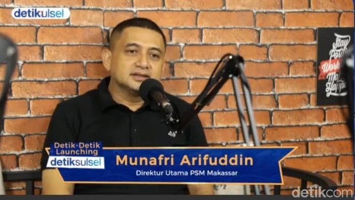 Direktur Utama PSM Makassar Munafri Arifuddin